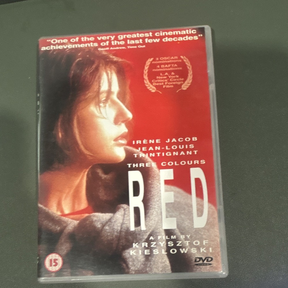 Three Colours: Red DVD (French, With Subtitles) Irene Jacob Krzysztof Kieslowski